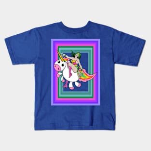 Frame In Uni Violet Kids T-Shirt